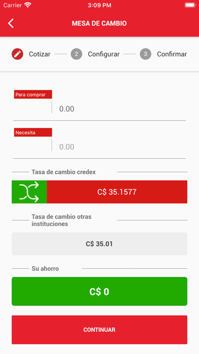 credex Screenshot