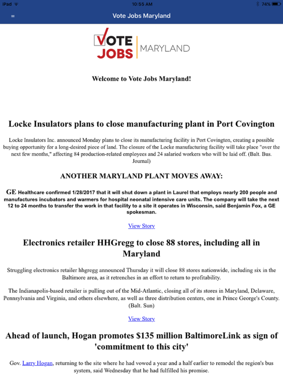 Screenshot #4 pour Vote Jobs Maryland