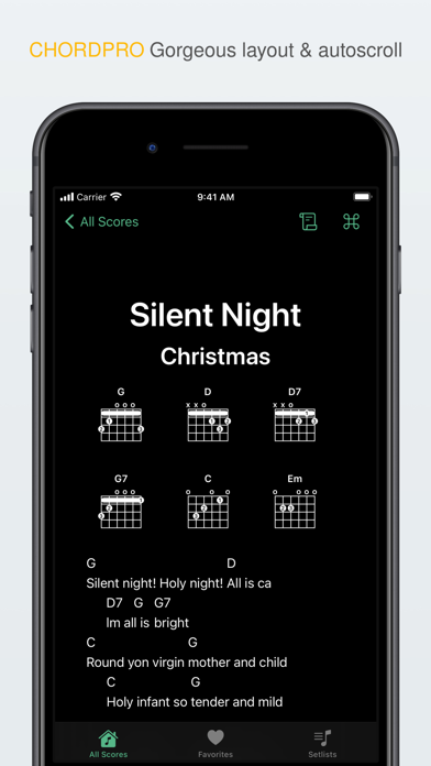 Guitar Scores Screenshot