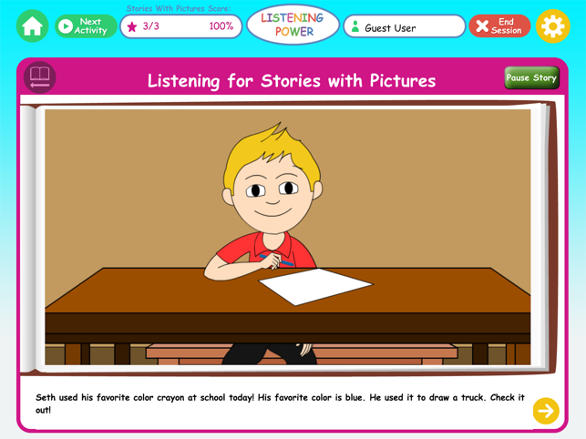 ‎Listening Power Preschool Lite Screenshot