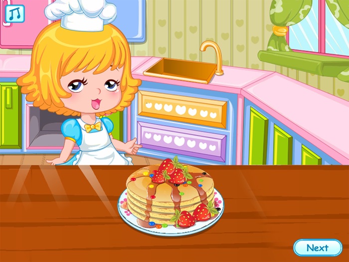 Moana Cooking Pancakes