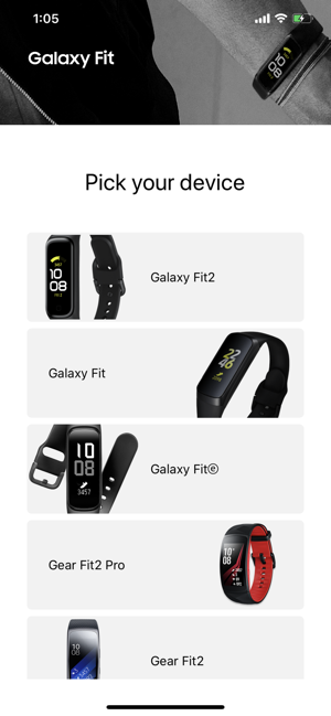 ?Samsung Galaxy Fit (Gear Fit) Screenshot
