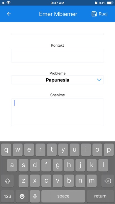 blu. Screenshot