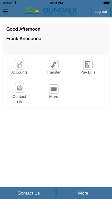 DDCU Mobile Banking Screenshot