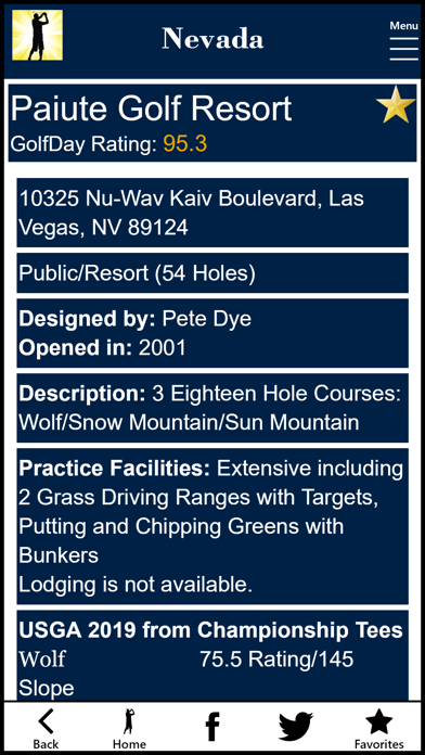 GolfDay Nevada Screenshot