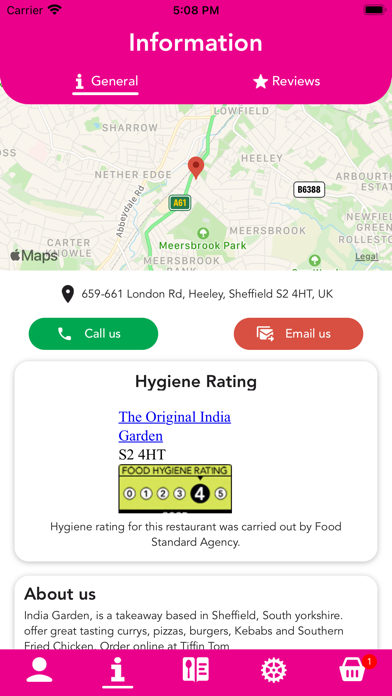 India Garden Heeley Screenshot