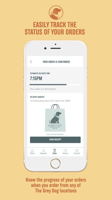 The Grey Dog App Screenshot