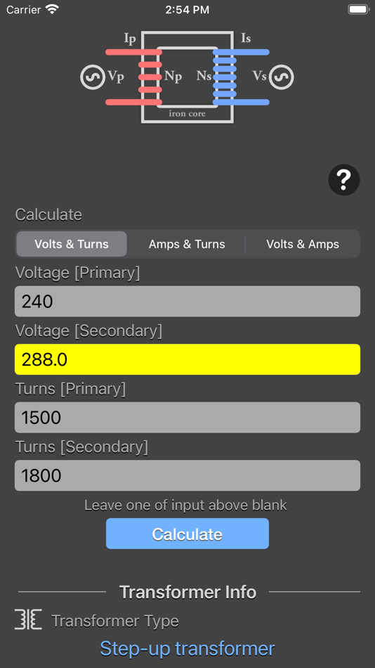 #10. Transformer Calculator Plus (iOS) 由: Nitrio
