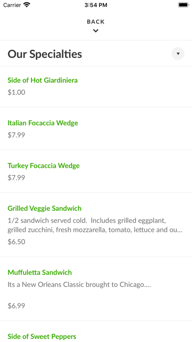 Franco's Cucina Screenshot