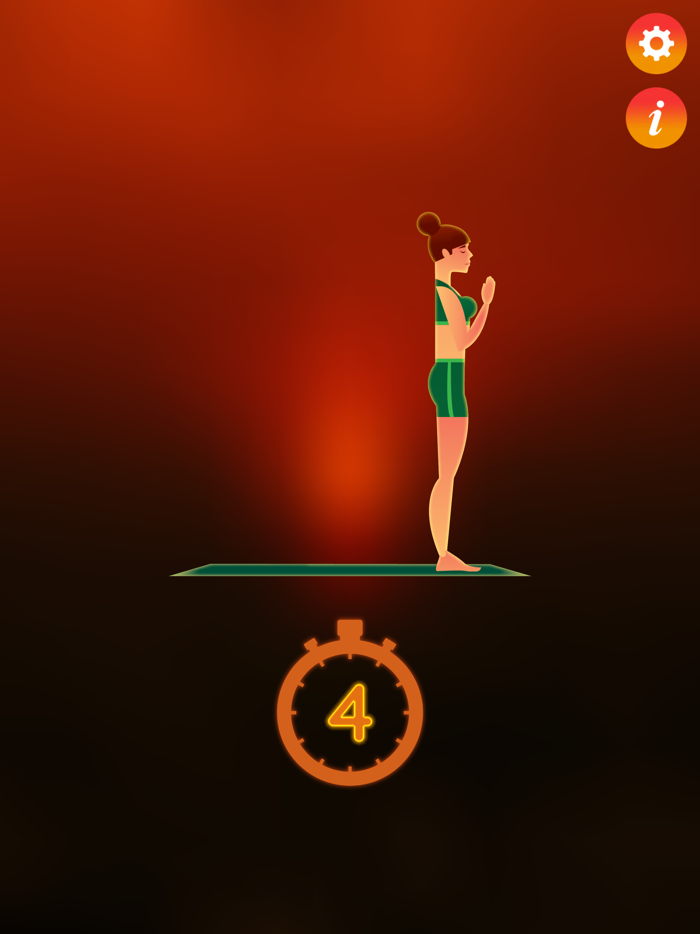 Yoga Surya Namaskar With Timer