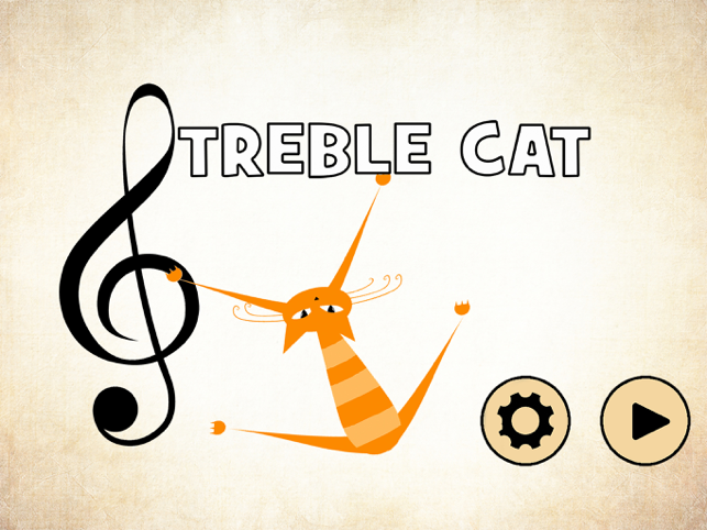 Snímek obrazovky Treble Cat - Read Music