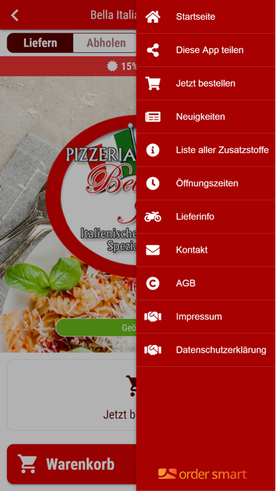 Pizzeria Bella Italia Screenshot