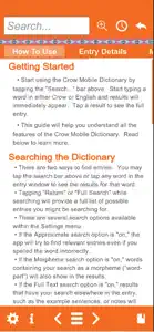 Crow Mobile Dictionary screenshot #3 for iPhone