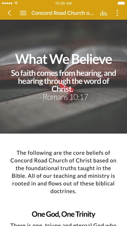 Concord Road Church of Christ