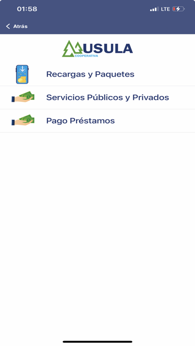 Usula Móvil Screenshot