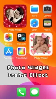 How to cancel & delete photo widget : frame effect 4