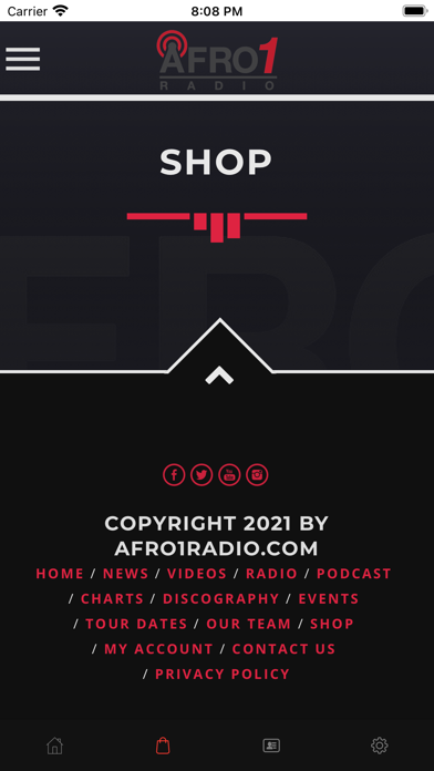 Afro1Radio Screenshot