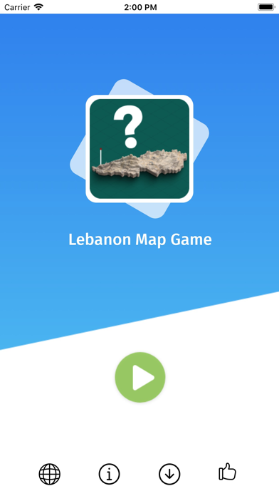 Lebanon: Provinces Quiz Game Screenshot