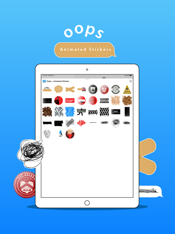 Screenshot #4 pour Oops - Animated Stickers