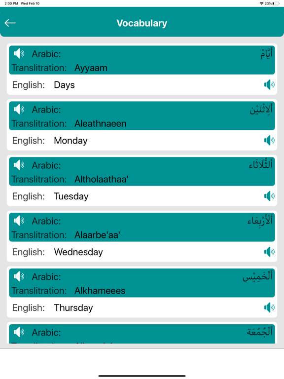 Learn Arabic Speakingのおすすめ画像9