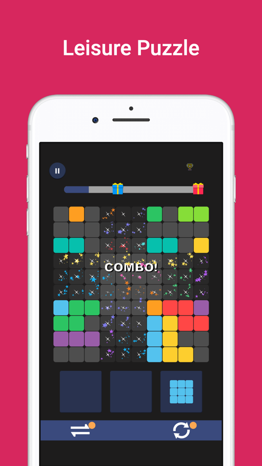 #3. 10×10!Color Block Puzzle Games (iOS) By: 衍旋 廖