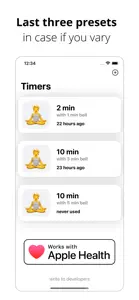 Mindstimer - meditation timer screenshot #1 for iPhone