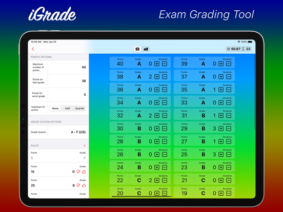 Screenshot #4 pour iGrade Exam Grading Tool