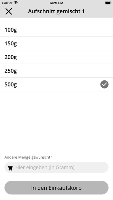 Metzgerei Weinländer Screenshot