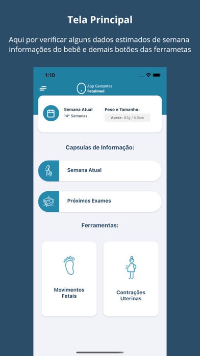 App Gestantes Fetalmed Screenshot