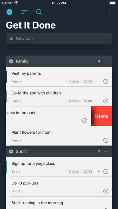 Screenshot #2 pour Get It Done - Task Manager