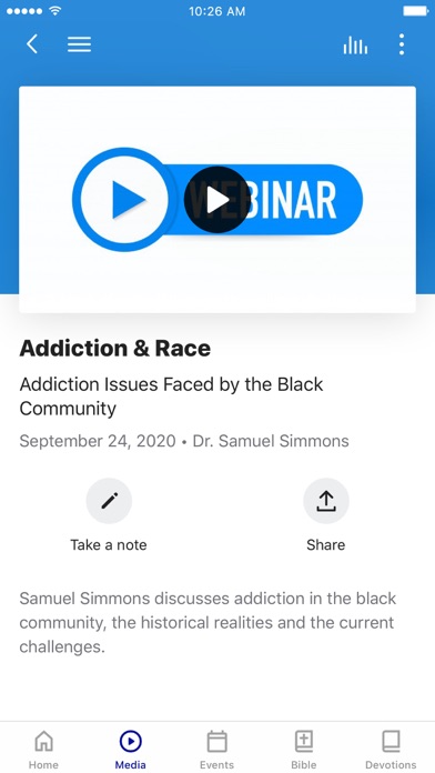 Center of Addiction & Faith Screenshot