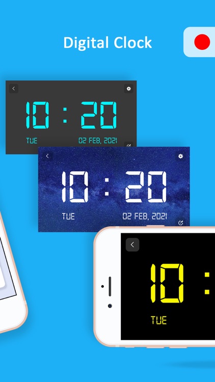 Big Digital Clock Display