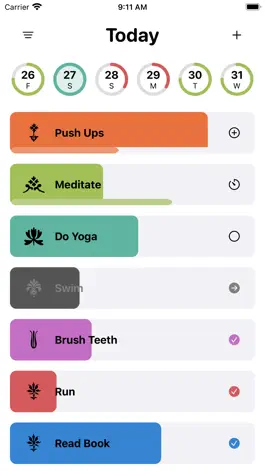 Game screenshot Today - Habit Tracker apk