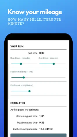 Game screenshot RC Fuel Mileage Calculator apk