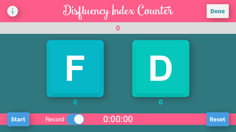 Disfluency Index Counter Plus - 1.0 - (iOS)