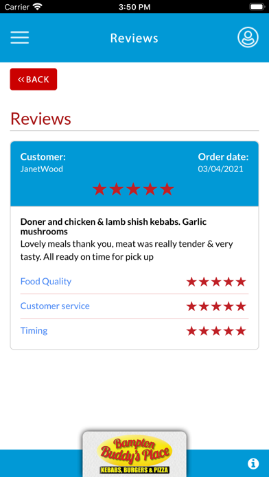 BAMPTON KEBAB TIVERTON Screenshot