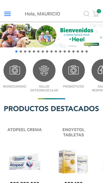 Screenshot #1 pour Farmacia virtual Heel