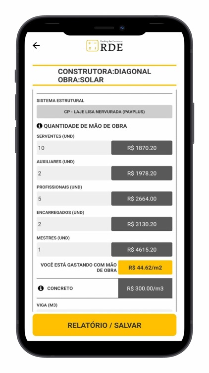 RDE - RANKING DAS ESTRUTURAS