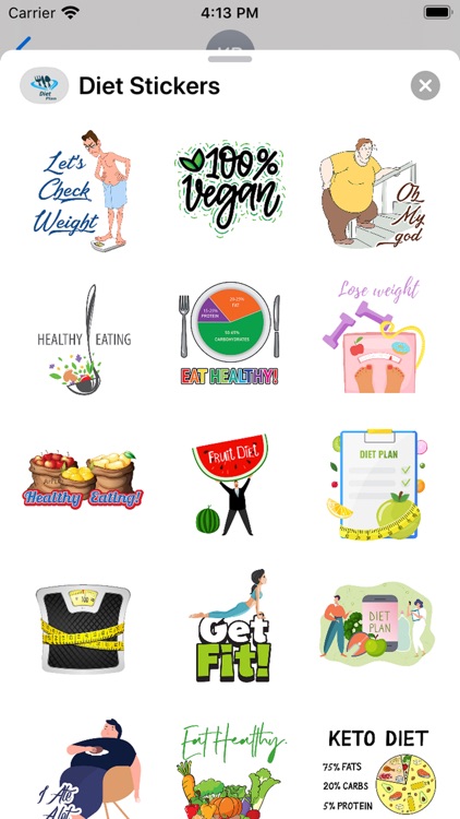 Diet Stickers 2021 screenshot-7