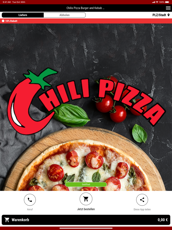 Chilis Pizza Burger and Kebab