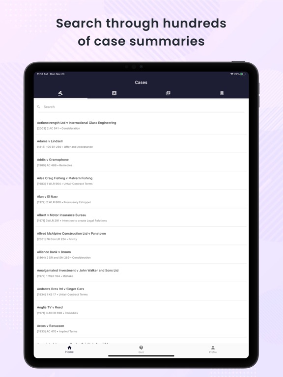 Screenshot #4 pour Pocket Law Guide: Contract