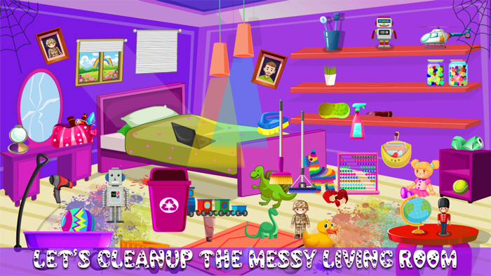 Pretend Hotel Room Cleaning