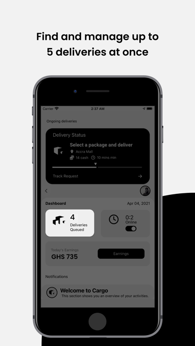 Cargo Courier - Deliver & Earn Screenshot