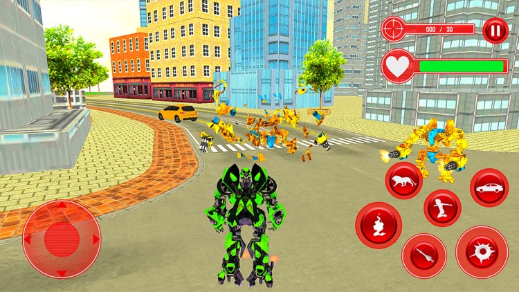 Lion Robot Transform Attack screenshot-4
