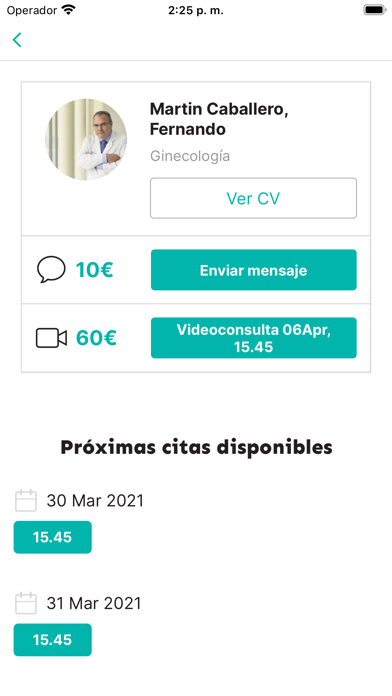 Martín Caballero Ginecólogos Screenshot
