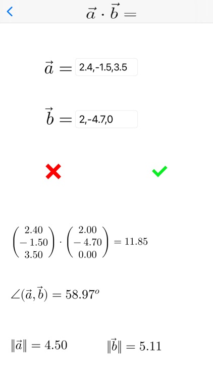 Vector calculator Math Physics screenshot-8