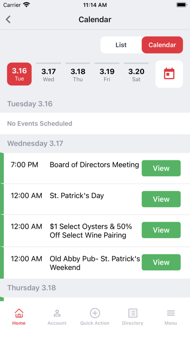 Columbia Yacht Club Screenshot