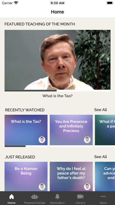 Eckhart Tolle Screenshot