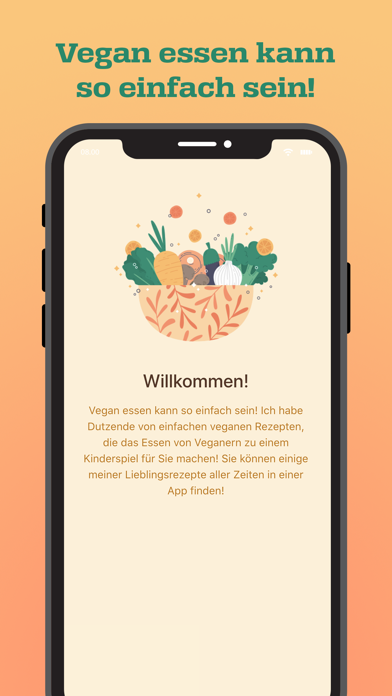 Screenshot #1 pour Vegane Rezepte auf Deutsch