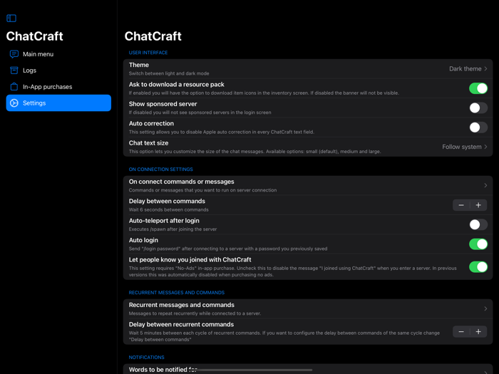 ChatCraft for Minecraft